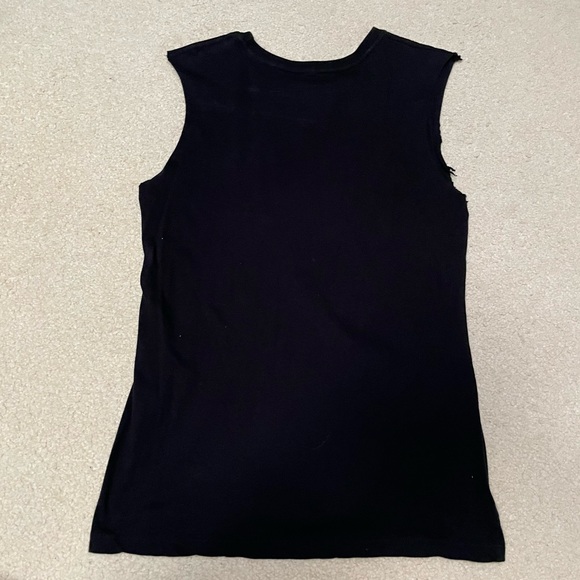 Hot Topic Black Matter Dog Lover Black Muscle Tee Tank Top - Picture 2 of 3